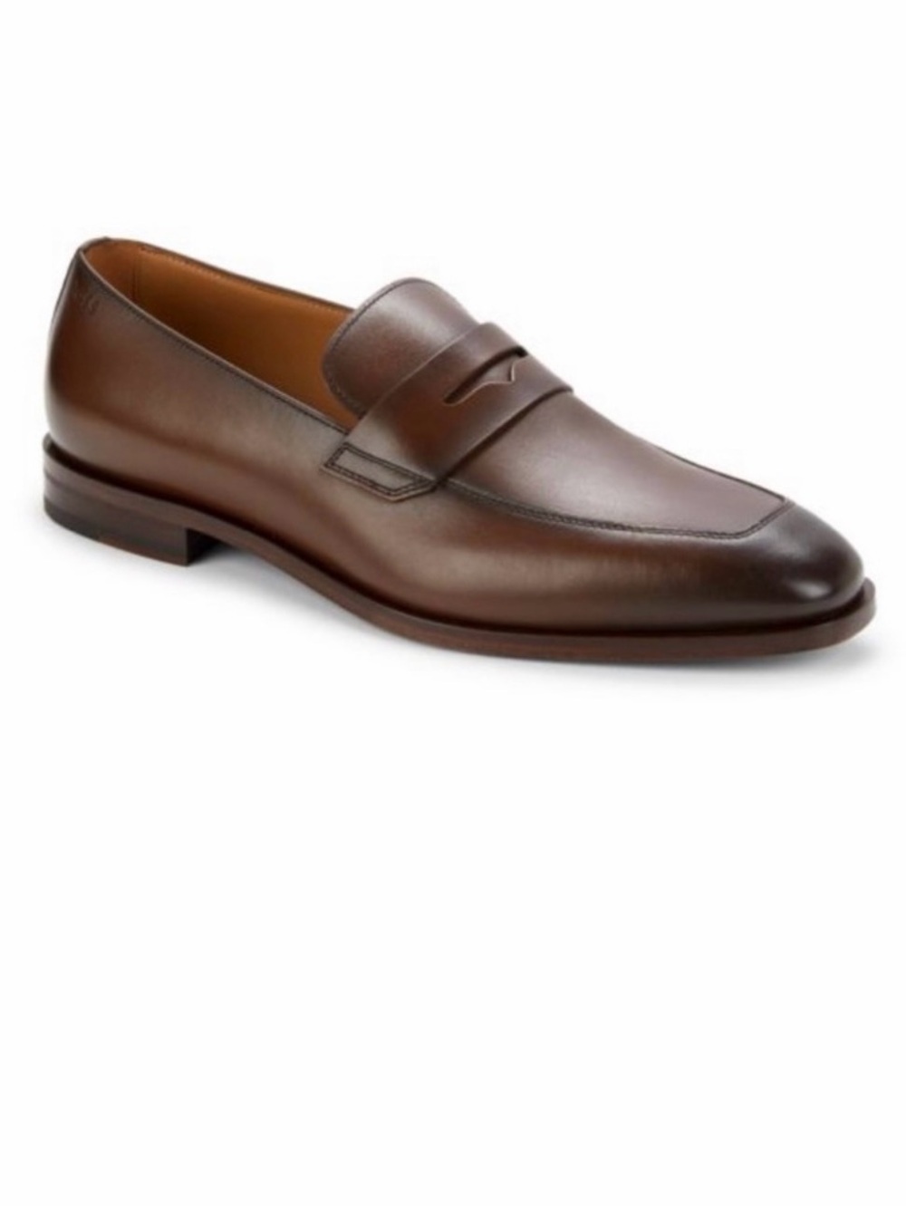 BOSS Lisbon Leather Penny
Loafers,Size 8